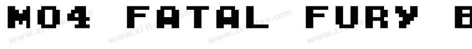 M04_FATAL FURY BLACK字体转换